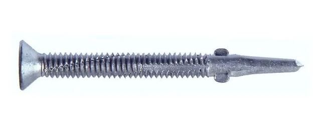 Photo 1 of #12 2 in. Phillips Flat-Head Self-Drilling Screw 1 lb.-Box (66-Pack)
