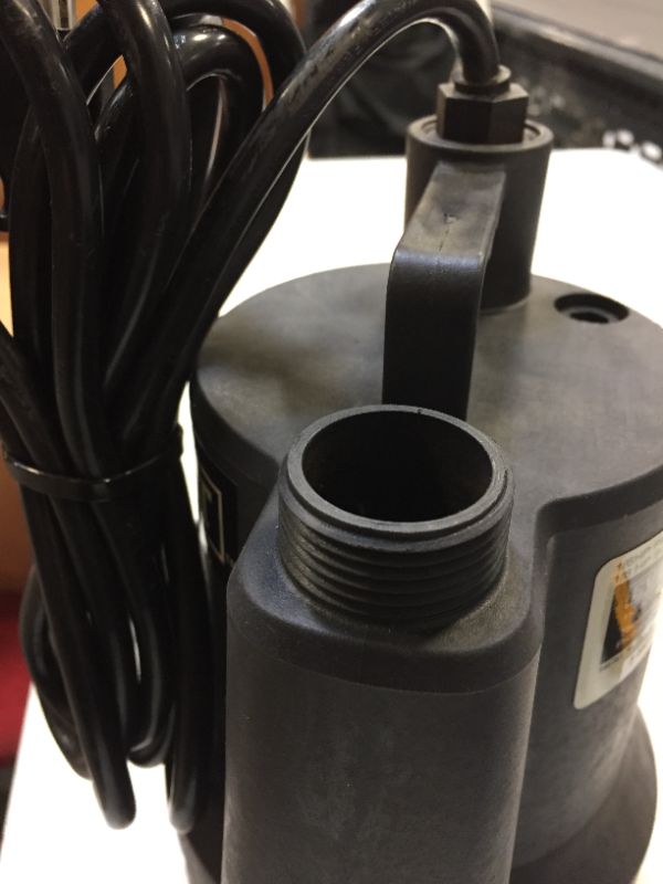 Photo 6 of 1/6 HP Plastic Submersible Utility Pump

