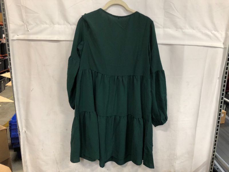 Photo 3 of Green women's mini dress sz S 
