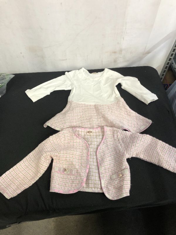 Photo 1 of BABY 12 MONTHS OUTFIT PINK/WHITE