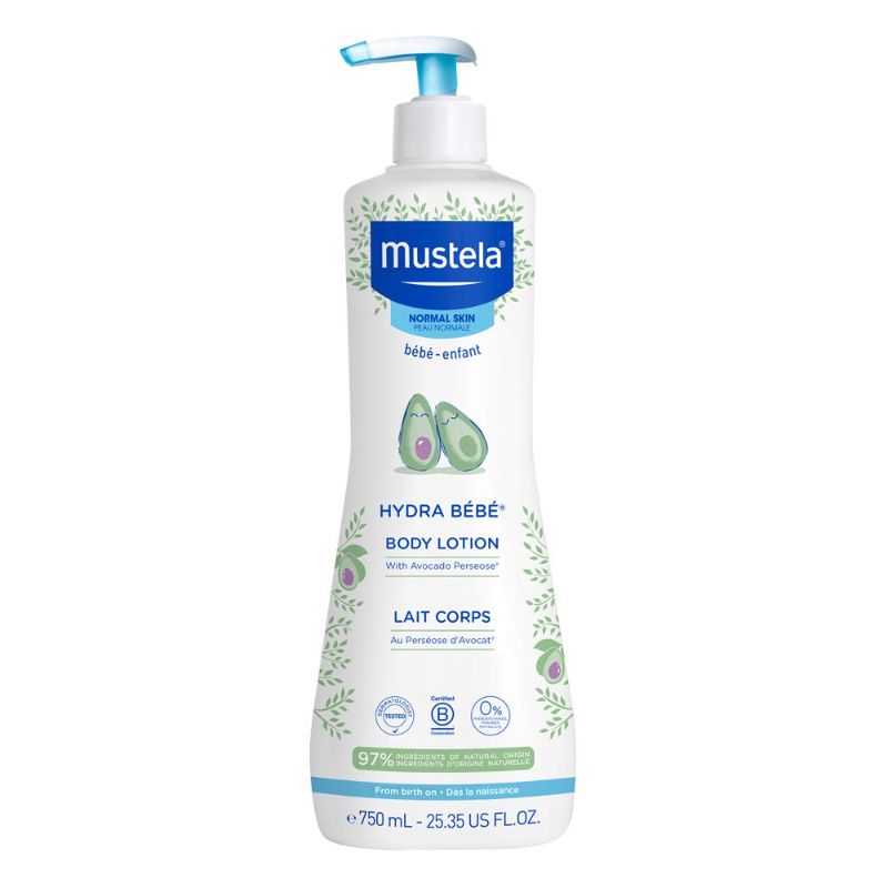 Photo 1 of Mustela Hydra Bebe Body Lotion - Daily Moisturizing Baby Lotion with Natural Avocado, Jojoba & Sunflower Oil 25.35 OZ 