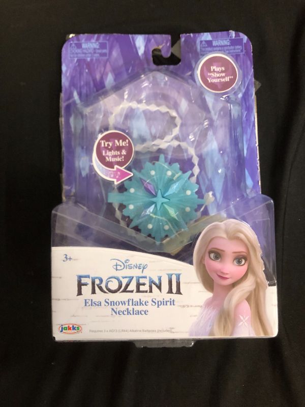 Photo 2 of Disney Frozen 2 Elsa Necklace 5th Element Feature Necklace
