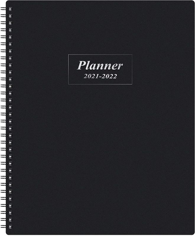 Photo 1 of 2021-2022 Planner - July 2021-June 2022 Weekly & Monthly Planner with Tabs, Elastic Closure and Thick Paper, Back Pocket with 21 Notes Pages, 9" x 11"