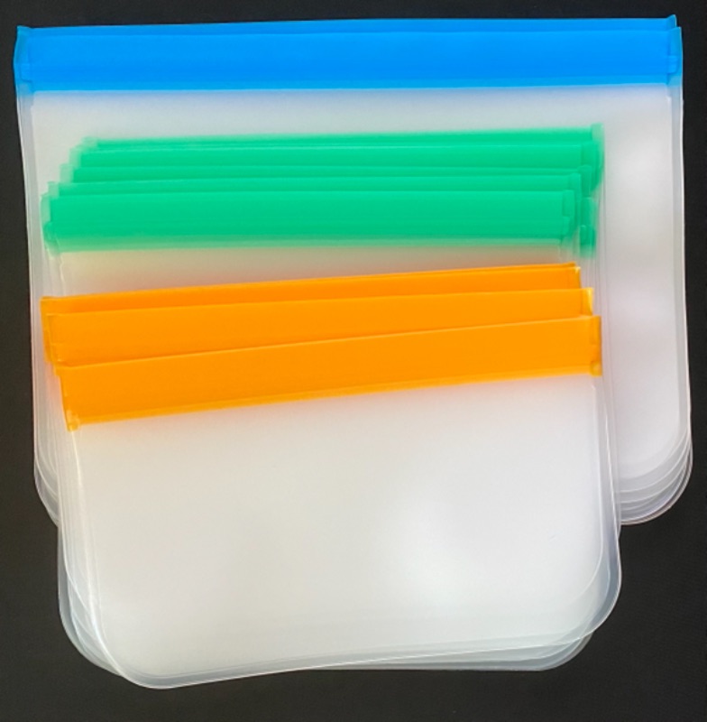 Photo 1 of 24 Pack Reusable Food Storage Bags (3 Sizes)