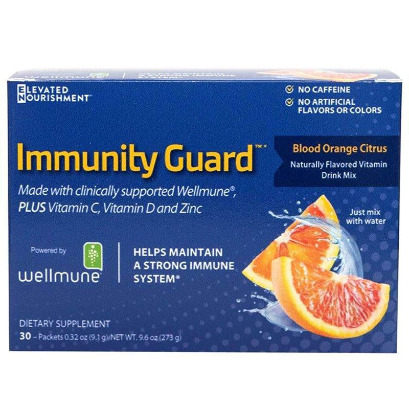 Photo 1 of Elevated Nourishment Immunity Guard Naturally Flavored Vitamin Drink Mix, Blood Orange, 30 Packets