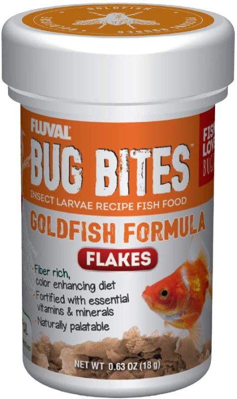 Photo 1 of Fluval Bug Bites Goldfish Fish Food, Flakes for Small to Medium Sized Fish