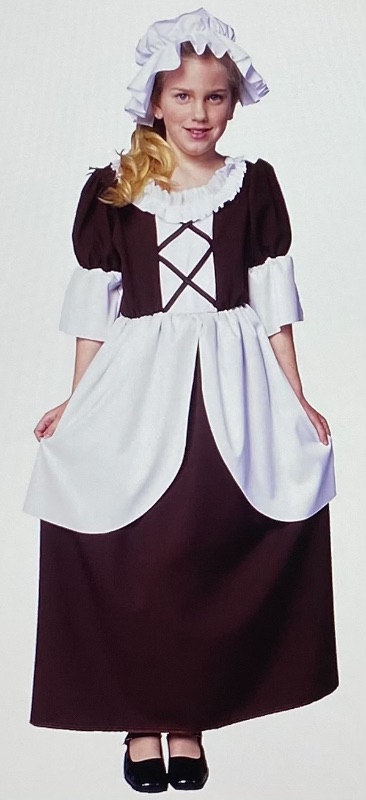 Photo 1 of Colonial Girl Child Costume (Medium 8-10)