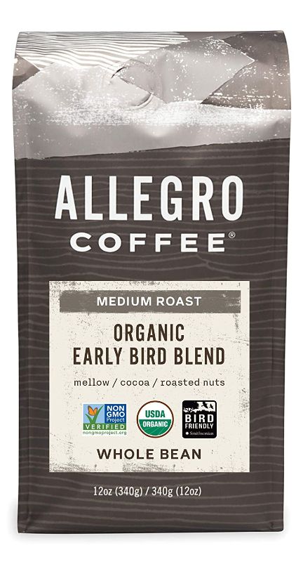 Photo 1 of Allegro Coffee Organic Early Bird Blend Whole Bean Coffee, 12 oz