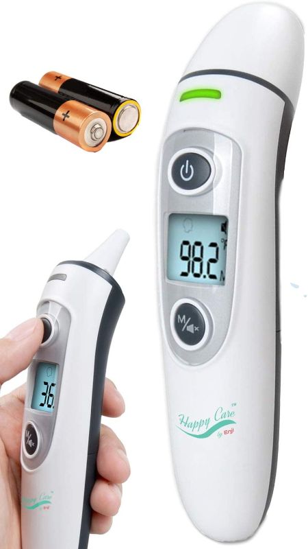 Photo 1 of Baby, Children's, Adult Ear and Forehead Digital Thermometer - Temporal Electronic Infrared, Dual F & C Temperature Mode, Fast 1 Second Read, for Infants, Babies, Kids & Adults, Ear Termometro
