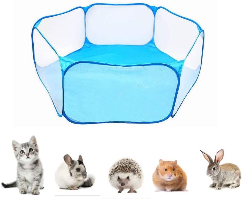 Photo 1 of HappyToy Pet Playpen for Small Animals Portable Pop Open Tent Breathable Mesh Fence Outdoor/Indoor