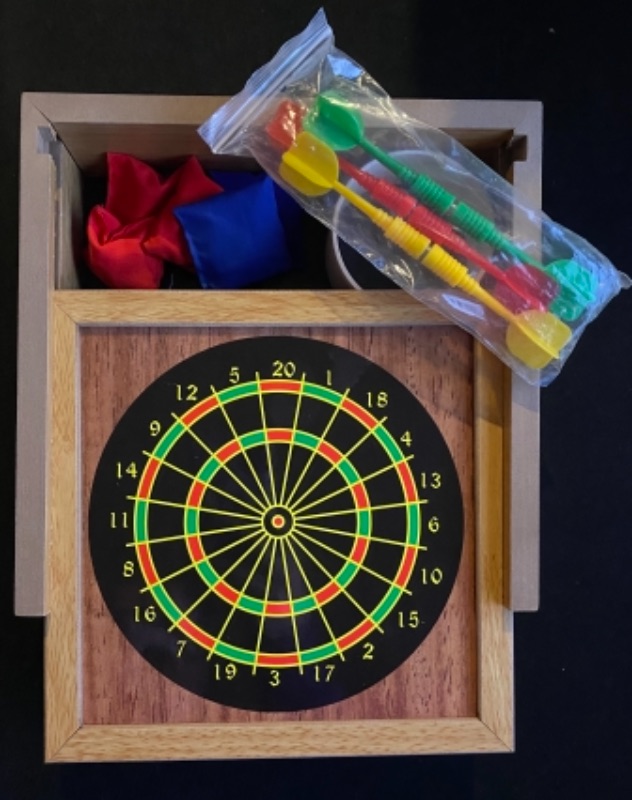 Photo 1 of Wooden Dart Box (Approx 9 inches)