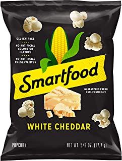 Photo 1 of 2 PACK Smartfood White Cheddar Flavored Popcorn, 0.625 Ounce (Pack of 40)  BEST BY 24 AUG 2021