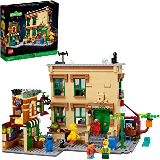 Photo 1 of LEGO Ideas 123 Sesame Street 21324 Building Kit; Awesome Build-and-Display Model for Adults Featuring Elmo, Cookie Monster, Oscar The Grouch, Bert, Ernie and Big Bird, New 2021 (1,367 Pieces)
