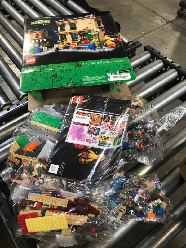 Photo 1 of LEGO Ideas 123 Sesame Street 21324 Building Kit; Awesome Build-and-Display Model for Adults Featuring Elmo, Cookie Monster, Oscar The Grouch, Bert, Ernie and Big Bird, New 2021 (1,367 Pieces)
