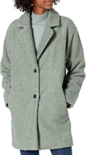 Photo 1 of Daily Ritual Women's Teddy Bear Fleece Oversized-Fit Lapel Coat XL