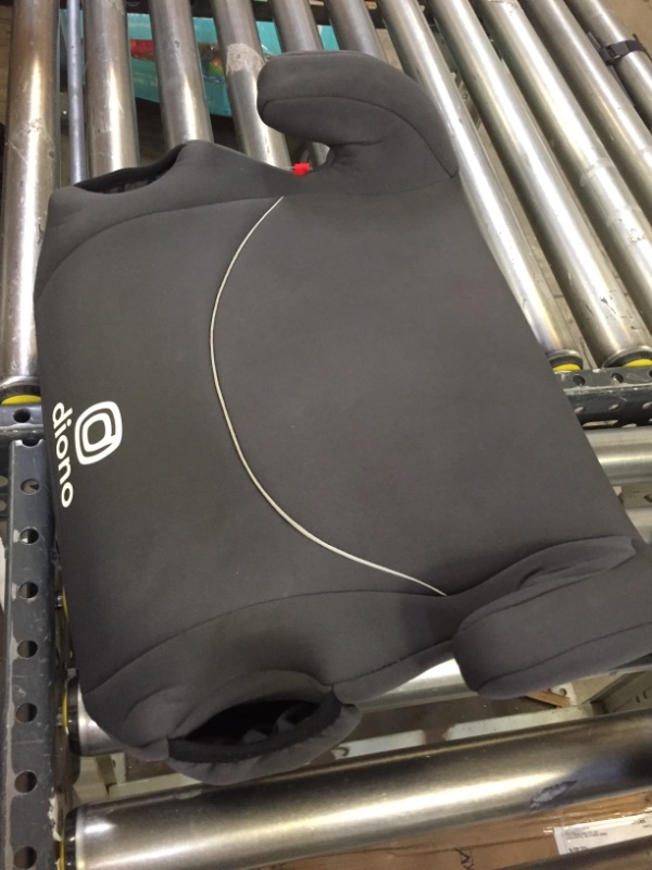 Photo 2 of Diono Solana, Backless Booster Car Seats, Lightweight, Machine Washable Cover, 2 Cup Holders, Charcoal
