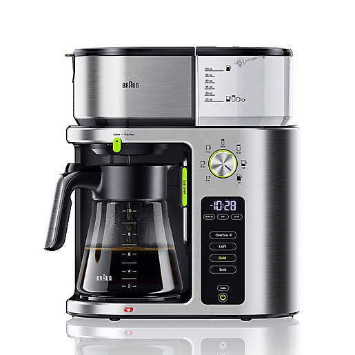 Photo 1 of Braun 10-Cup MultiServe Coffee Maker in Stainless Steel/Black

