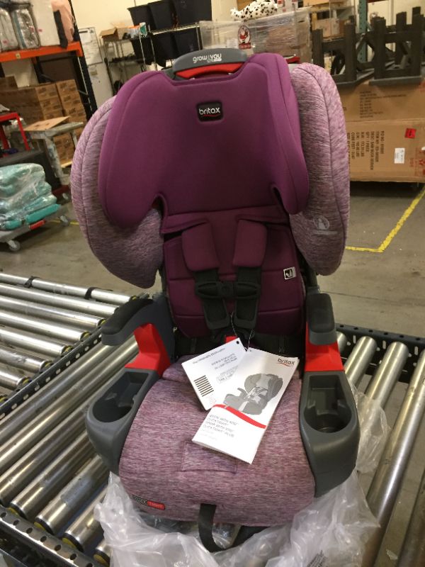 Photo 4 of Britax Grow With You ClickTight Harness-2-Booster Car Seat, Mulberry