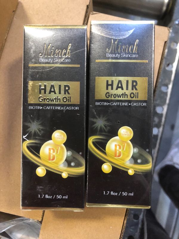 Photo 2 of 2PACK - MISICH Hair Growth Serum, Natural Hair Regrowth Oil with Caffeine and Biotin, Anti Hair Loss and Hair Growth Essential Oil for Men Women Stronger, Thicker, Longer Hair (1.7oz)

