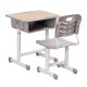 Photo 1 of Height Adjustable Childrens Desk and Chair Set Kids Interactive Workstation Light Grey