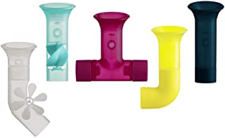 Photo 1 of Boon PIPES Building Toddler Bath Tub Toy for Kids Aged 12 Months and Up, Multicolor (Pack of 5)