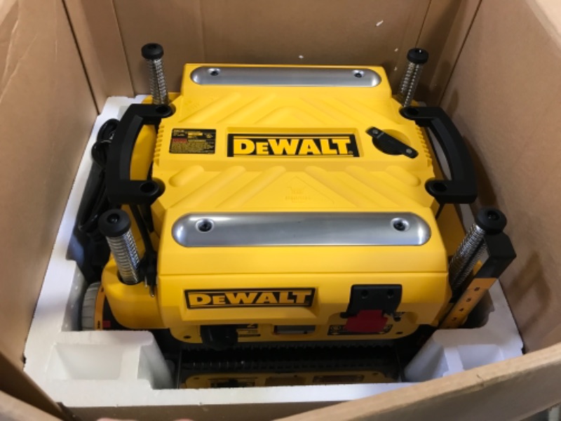 Photo 3 of DEWALT Thickness Planer, Two Speed, 13-Inch (DW735X)