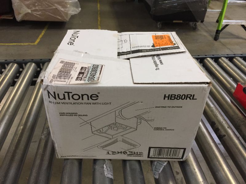 Photo 1 of Broan-NuTone 80 CFM Ceiling Bathroom Exhaust Fan with Light