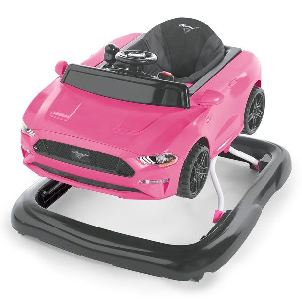 Photo 1 of Bright Starts Ford Mustang Ways to Play 4-in-1 Baby Activity Push Walker, Pink, Age 6 months+
