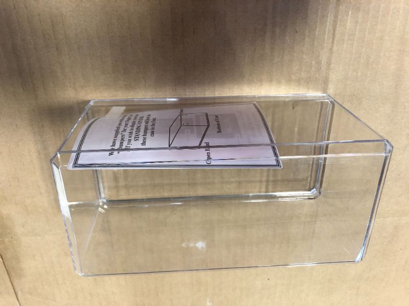 Photo 3 of Pioneer Plastics Clear Acrylic Display Case for 1:24 Scale Cars (Mirrored), 9" x 4.375" x 4.125"