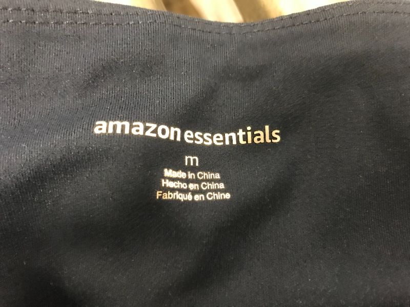 Photo 2 of amazon essential dark navy blue stretchy shorts -- size m 