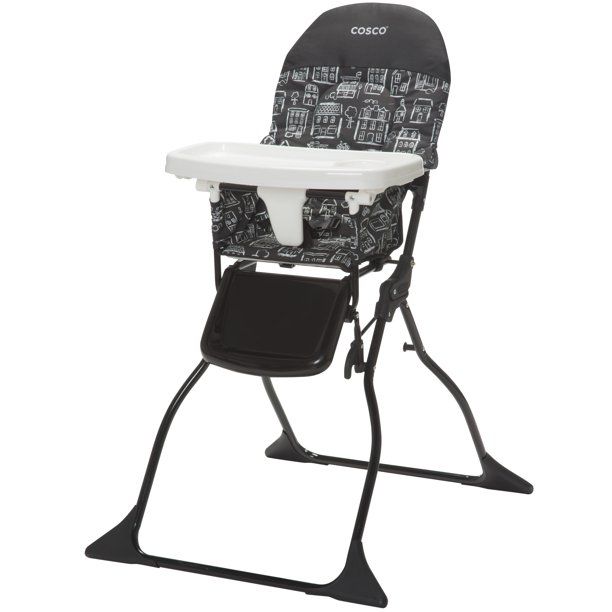 Photo 1 of Cosco Simple Fold Full Size High Chair with Adjustable Tray, Mapleton
