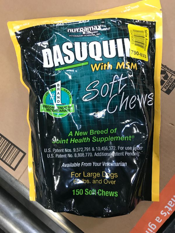 Photo 2 of Nutramax Dasuquin with MSM Soft Chews Joint Supplement for Dogs, 150-count BB 05 2023