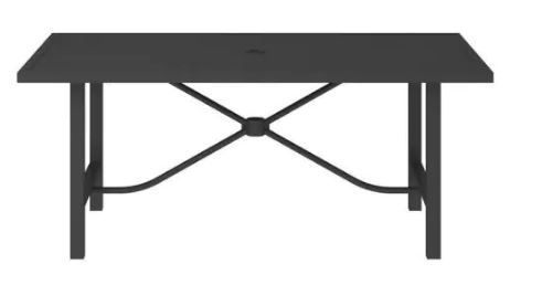 Photo 1 of COSCO Outdoor Furniture, Patio Dining Table, Steel, Charcoal BRAND NEW