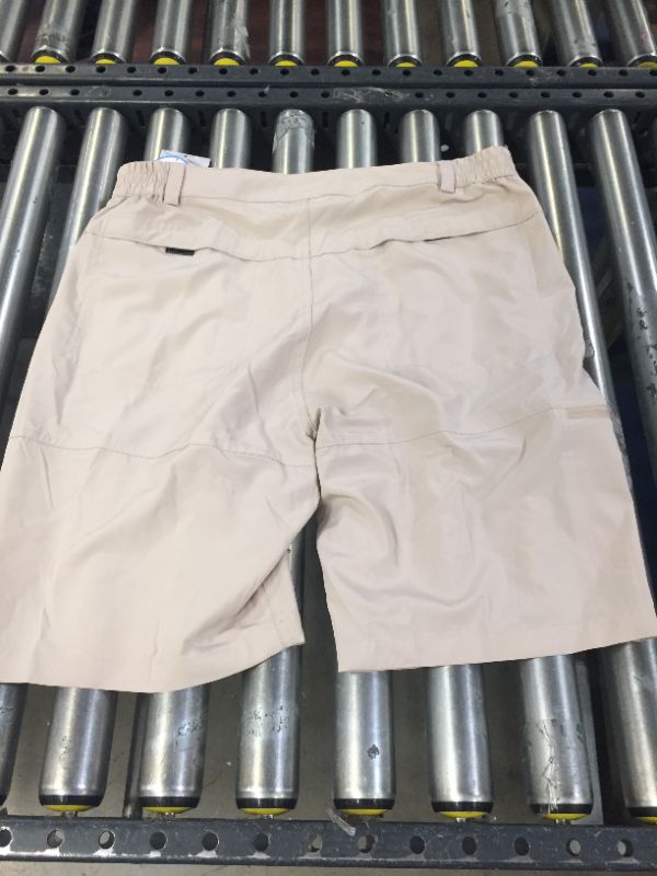 Photo 2 of Baleaf Womens Stretch Shorts Camping Travel Khaki Size XL