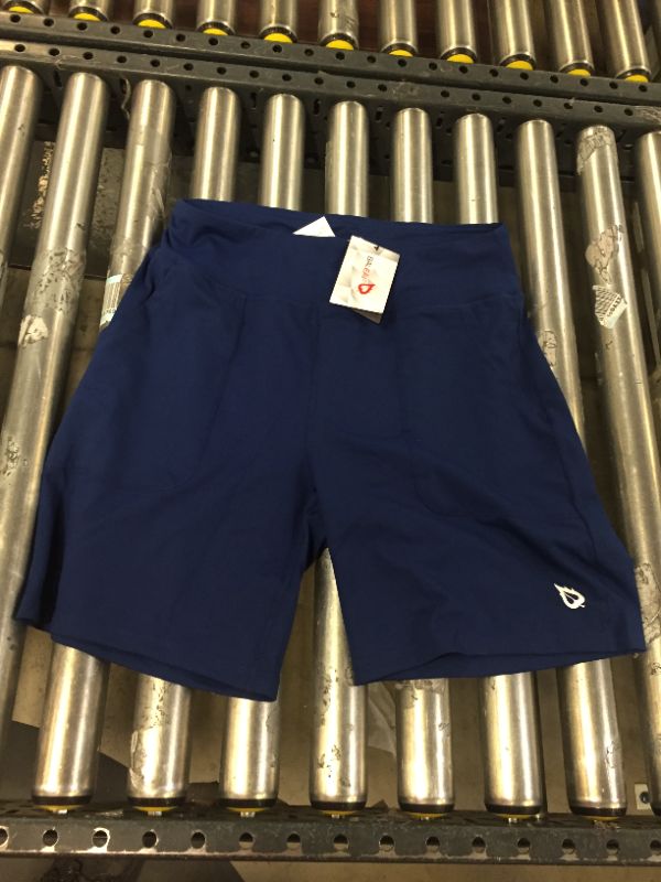 Photo 1 of BALEAF Women's 7inch Athletic Shorts Navy Size Large