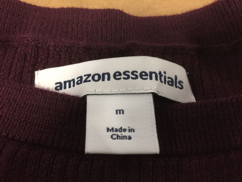 Photo 2 of amazon essential dark purple tight sweater -- sze medium 