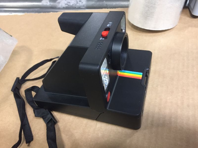 Photo 4 of Polaroid Now+ Black (9061) - Bluetooth Connected I-Type Instant Film Camera with harging chord 