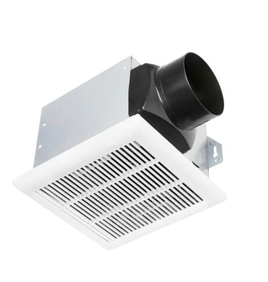 Photo 1 of 80 CFM Ceiling Mount Roomside Installation Bathroom Exhaust Fan
