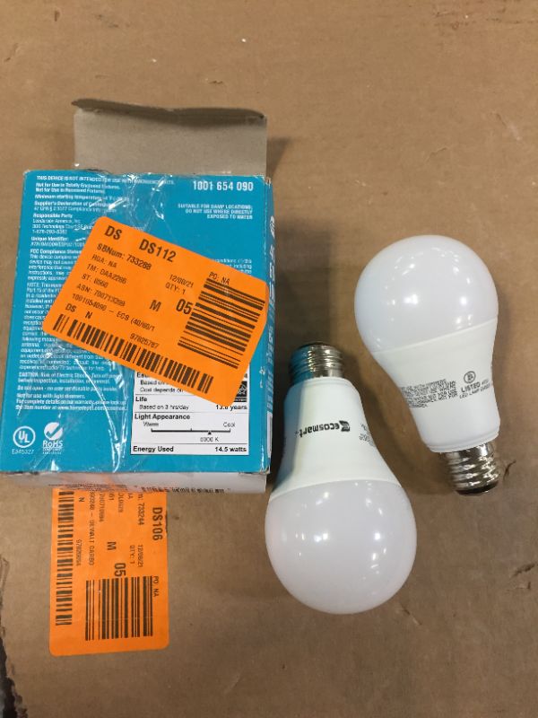 Photo 2 of 40/60/100-Watt Equivalent A19 Energy Star 3-Way LED Light Bulb Daylight (2-Pack)
