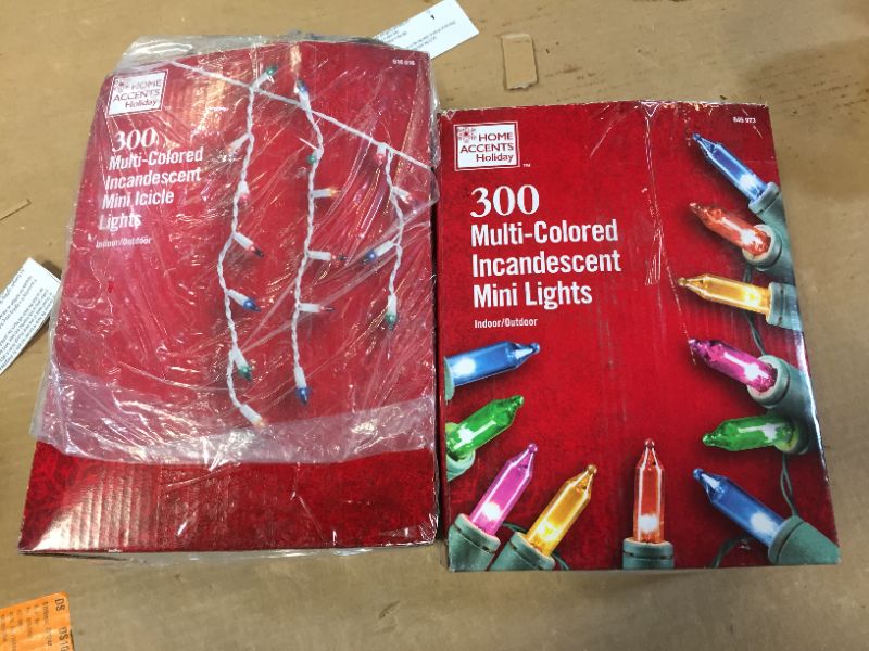 Photo 2 of bundle of 300-Light Mini Multi Color String Lights
