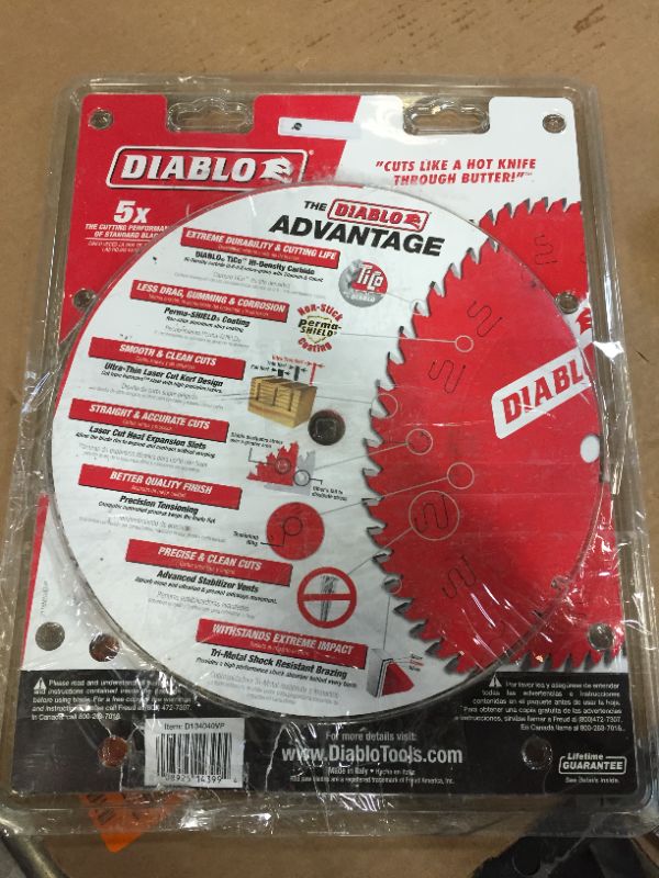 Photo 3 of 10 in. x 40-Tooth General Purpose Circular Saw Blade Value Pack (2-Pack)
