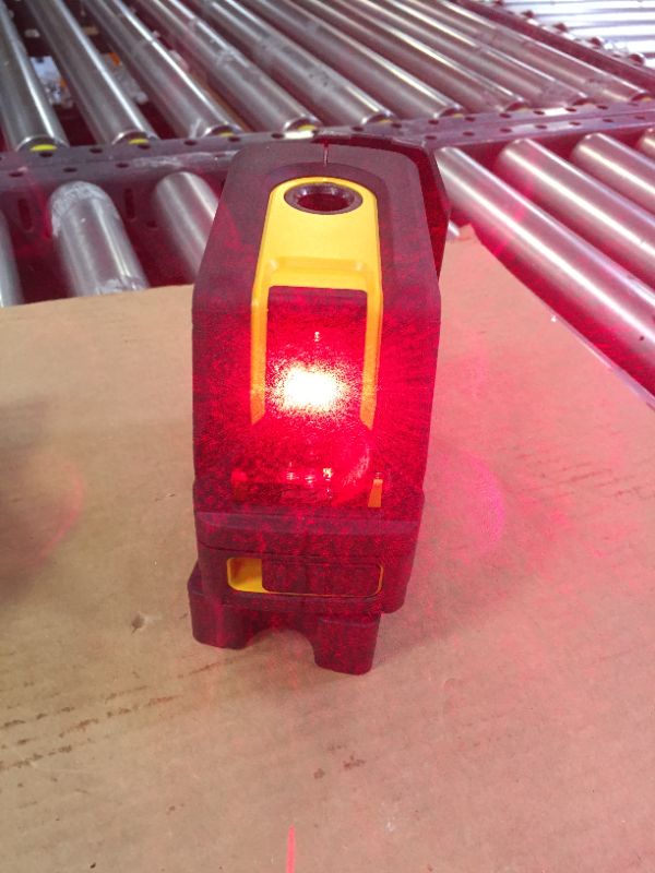 Photo 3 of 
165 ft. Red Self-Leveling Cross-Line and Plumb Spot Laser Level with (3) AAA Batteries & Case
