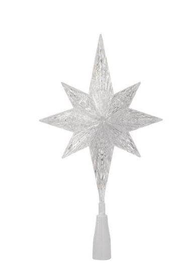 Photo 1 of 12 in. Color Changing LED Star Tree Topper
