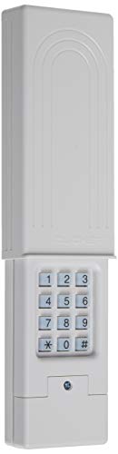 Photo 1 of Chamberlain Group Clicker Universal Keyless Entry KLIK2U-P2, Works with Chamberlain, LiftMaster, Craftsman, Genie and More, Security +2.0 Compatible Garage Door Opener Keypad, White