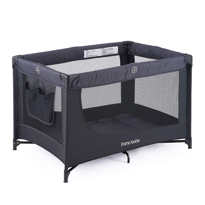 Photo 1 of Pamo Babe Comfortable Playard,Sturdy Play Yard with Mattress Color Varies