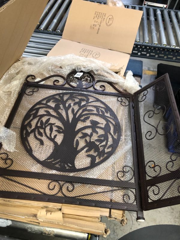 Photo 3 of BestGiftEver Tree of Life Metal Fireplace Screen