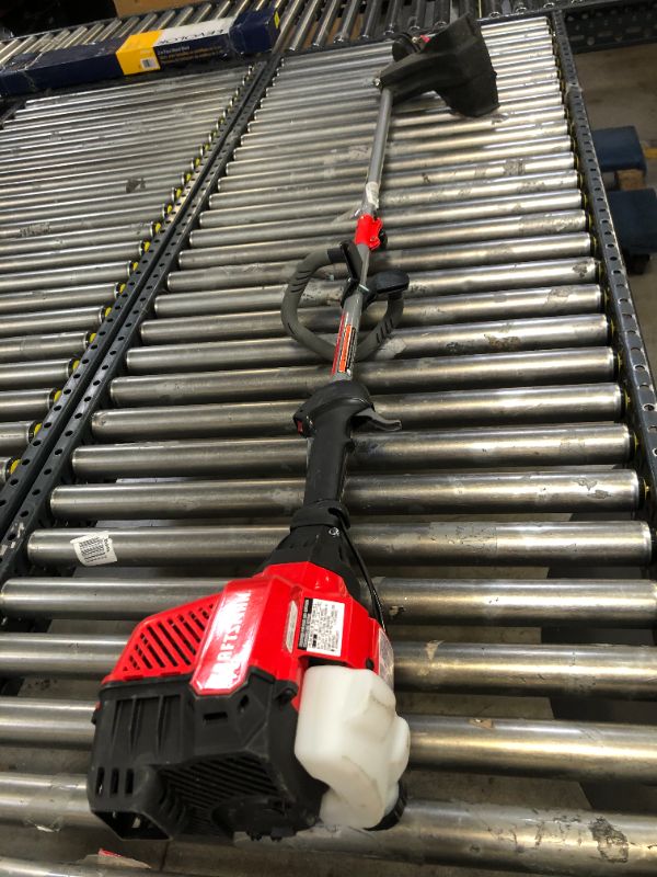 Photo 2 of CRAFTSMAN WS2200 25-cc 2-Cycle 17-in Straight Shaft Gas String Trimmer with Attachment Capable and Edger Capable