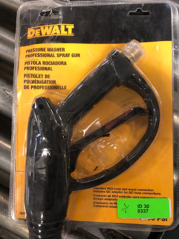 Photo 1 of DEWALT 4500 PSI Spray Gun with Adaptor