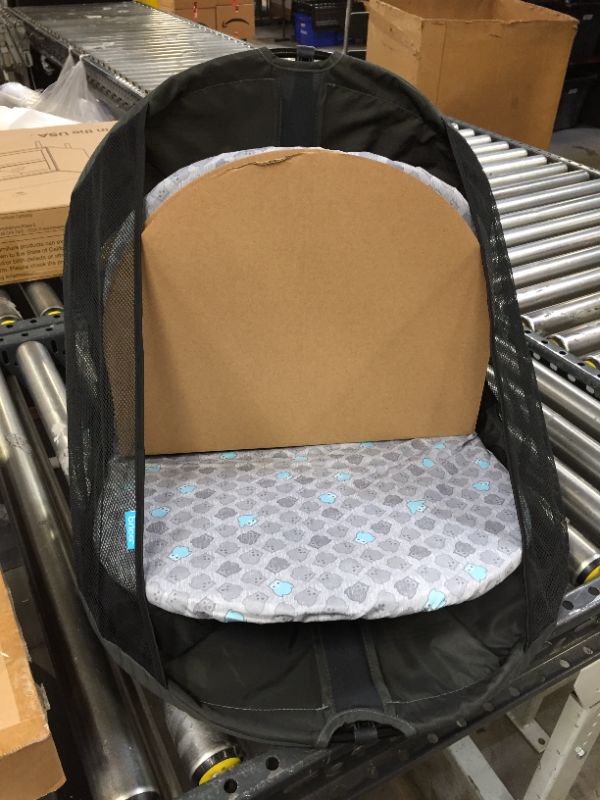 Photo 2 of Munchkin Brica Fold N' Go Travel Bassinet, Grey