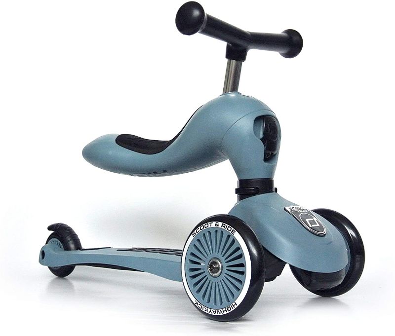 Photo 1 of Scoot & Ride - Highwaykick 1 Children Adjustable Seated or Standing 2-in-1 Scooter Including Safety Pad for Tip Prevention - for Ages 1-5